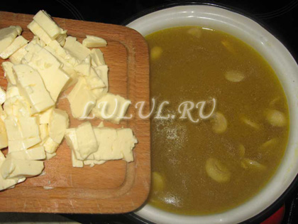 сырный суп рецепт
