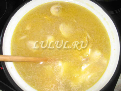 сырный суп фото